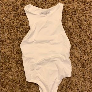 Zara White Bodysuit